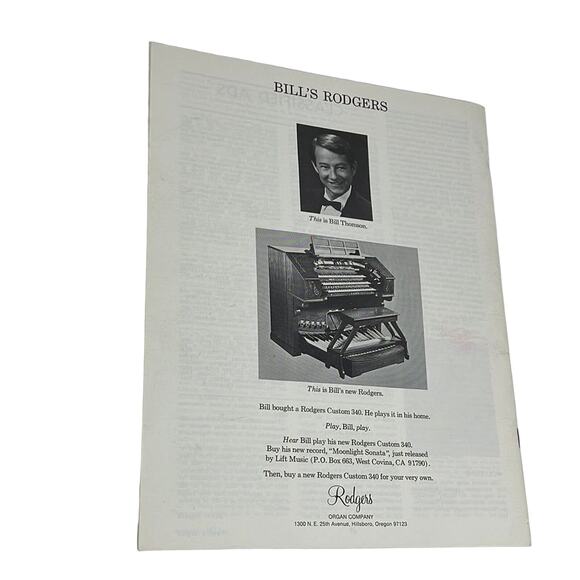 Theater Organ Journal‎ of the American Theatre Organ Society August 1971 - Picture 8 of 8